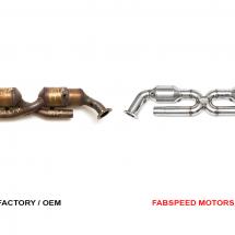 Fabspeed Sport Cat X-Pipe for Porsche 997