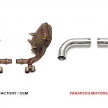 Fabspeed Muffler Bypass Pipes for Porsche 997 Carrera