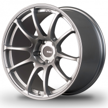 18x9.5 Inch Miro Type 563 Silver/Mattte Black 5x114.3