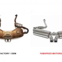 Fabspeed Maxflo Exhaust System for Boxster 97-99 (Race)