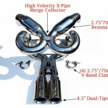 Fabspeed Supersport X-Pipe Exhaust System for 01-06 Murcielago