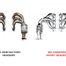 Fabspeed Sport Headers for Porsche 991 Carrera